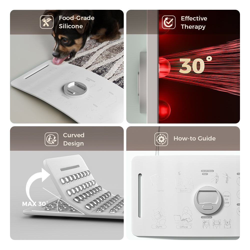 Curved Silicone Red Light Therapy Panel
