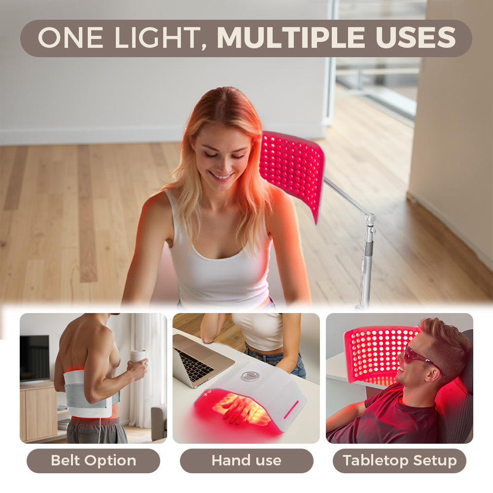 Curved Silicone Red Light Therapy Panel