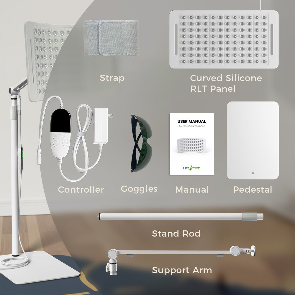 Curved Silicone Red Light Therapy Panel